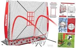 Baseball Net, 7x7ft Baseball Softball Practice Net with Large Baseball Net Only