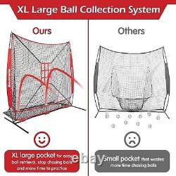 Baseball Net, 7x7ft Baseball Softball Practice Net with Large Baseball Net Only