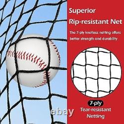 Baseball Net, 7x7ft Baseball Softball Practice Net with Large Baseball Net Only