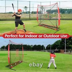 Baseball Net, 7x7ft Baseball Softball Practice Net with Large Baseball Net Only