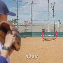 Baseball Net Kit with Tee and Strike Zone, 5X5Ft Softball Training Equipm