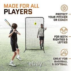 Baseball Net for Batting Cage 7 x 4 Feet Pitching Screen Softball Pitching