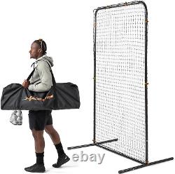 Baseball Pitching Net for Batting Cage, 7 X 4 Feet Pitching Screen Pitching Net