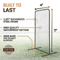 Baseball Pitching Net for Batting Cage 7 x 4 Feet Pitching Screen Softball