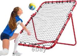 Baseball Softball Pitching Net Adjustable Volleyball Rebounder Bounce Back Net