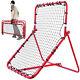 Baseball Softball Pitching Net Rebounder Net 3.8 x 4.5ft Soccer Bounce Back Net