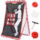 Baseball Softball Rebounder Net Pitching Net Bounce Back 9 Hole PitchBack Net