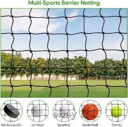 Baseball softball net, heavy duty sports net barrier nylon baseball net