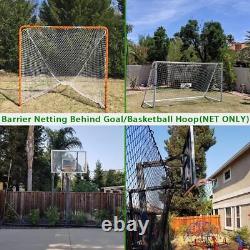 Baseball softball net, heavy duty sports net barrier nylon baseball net