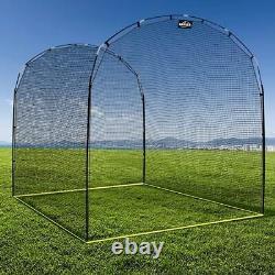 Batting Cage 13X10X10FT Baseball Softball Portable Batting Cage Backyard Net