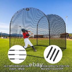 Batting Cage 13X10X10FT Baseball Softball Portable Batting Cage Backyard Net