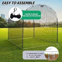 Batting Cage 13X10X10FT Baseball Softball Portable Batting Cage Backyard Net