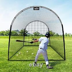 Batting Cage 13X10X10FT Baseball Softball Portable Batting Cage Backyard Net