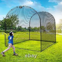 Batting Cage 13X10X10FT Baseball Softball Portable Batting Cage Backyard Net