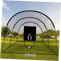 Batting Cage, 22x12x10FT Baseball Batting Cage Net and Frame, Baseball &