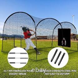 Batting Cage, 22x12x10FT Baseball Batting Cage Net and Frame, Baseball &