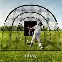 Batting Cage, 22x12x10FT Baseball Batting Cage Net and Frame, Baseball &