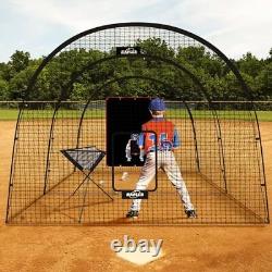 Batting Cage, 22x12x10FT Baseball Batting Cage Net and Frame, Baseball &