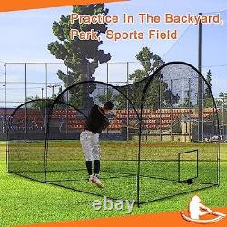 Batting Cage, Baseball Batting Cage for Backyard, Softball Batting Cage Net
