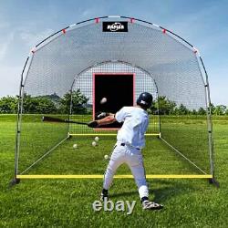 Batting Cage Baseball Softball Portable Batting Cage Net for Hitting Pitching