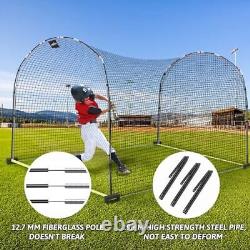Batting Cage Baseball Softball Portable Batting Cage Net for Hitting Pitching