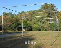 Batting Cage Frame Kit 12' x 12' x 70' EZ UP & DOWN Baseball Softball Frame Kit