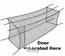 Batting Cage Net 10' x 12' x 40' #24 (42PLY) with Door & Frame Baseball Softball