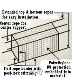 Batting Cage Net 10' x 12' x 40' #24 (42PLY) with Door & Frame Baseball Softball