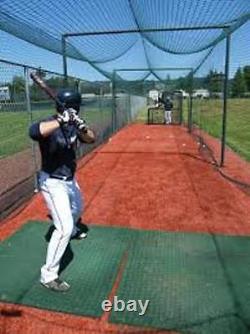 Batting Cage Net 12' x 12' x 70' #36 HDPE Heavy Duty Baseball Softball Netting