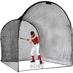 Batting Cage Net, Portable Batting Cage for Backyard 13x10x10FT, Collapsible