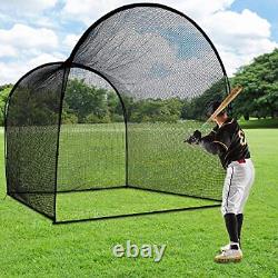 Batting Cage Net, Portable Batting Cage for Backyard 13x10x10FT, Collapsible