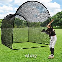 Batting Cage Net, Portable Batting Cage for Backyard, Home Baseball Batting Cage