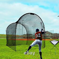 Batting Cage Net, Portable Batting Cage for Backyard, Home Baseball Batting Cage