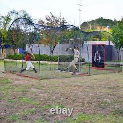 Batting Cage, Portable Batting Cage, Baseball Batting 22X12X10FT Batting Cage