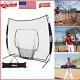 Compact 7x7ft Batting Cage Net with Ground Stakes Portable for Backyard Use