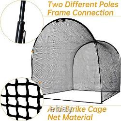 Gagalileo Baseball Batting Cage Portable 13X10FT Softball Pitching Cage Outdoor