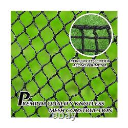 Golf Batting Cage Netting Golf Practice Nets, 10ft x 10ft x 10ft Frame NOT In