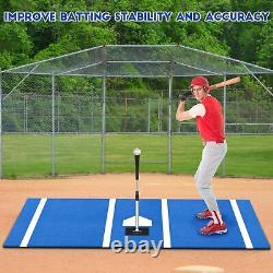 Heavy-Duty Baseball Batting Hitting Mat 12' x 6' Baseball Softball Turf Train