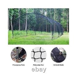 Holymus Pro 20FT 30FT Baseball Batting Cage Net and Frame, Baseball & Softbal