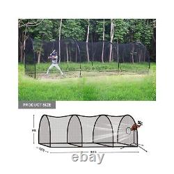 Holymus Pro 20FT 30FT Baseball Batting Cage Net and Frame, Baseball & Softbal