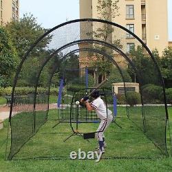 Kapler Baseball Batting Cage Replacement Net 22x12FT-NET ONLY Softball Cage Net