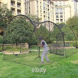 Kapler Baseball Batting Cage Replacement Net 22x12FT-NET ONLY Softball Cage Net