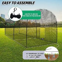 Kapler Baseball Softball Batting Cage Batting Cage Net Backyard Training with