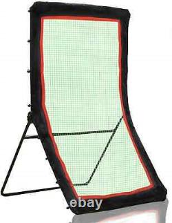 Kapler Pitch Back Baseball Softball Pitching Net and Rebounder Kicks Back Strike