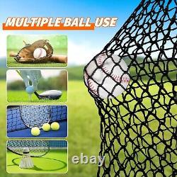 KaplerSoftball baseball batting cage with frame and net for batting and pitching