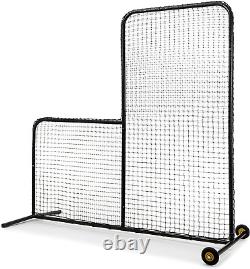 L Screen Baseball Pitching Net for Batting Cage Pitching Screen Baseball Net w