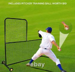 L Screen Baseball for Batting Cage Pitching Screen Baseball L Screen Pitcher