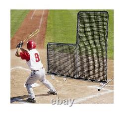 L Screen Baseball for Batting Cage Portable L Screen Baseball Pitching Screen