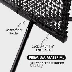 MR L-Screen, Professional Baseball Pitching Screen 7x5FT, Baseball Pitching Net