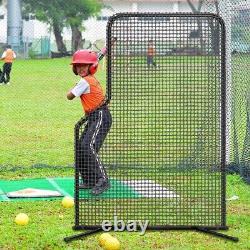 MR L-Screen, Professional Baseball Pitching Screen 7x5FT, Baseball Pitching Net